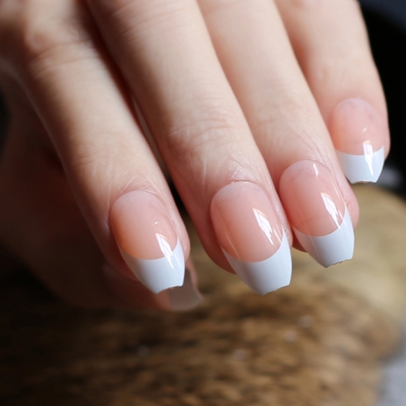 Animal Mineral Makeup French Ballet Coffin Shape Acrylic Nails Set Of 24 Poshmark